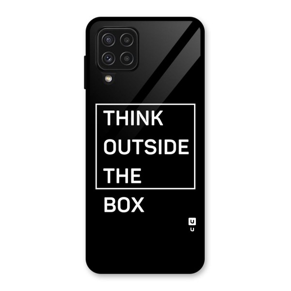 Always Think Outside Glass Back Case for Galaxy A22 4G