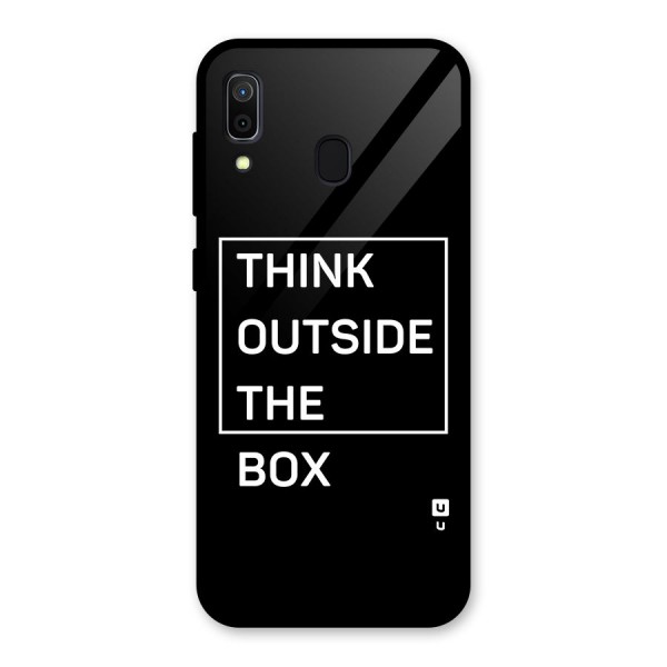 Always Think Outside Glass Back Case for Galaxy A30