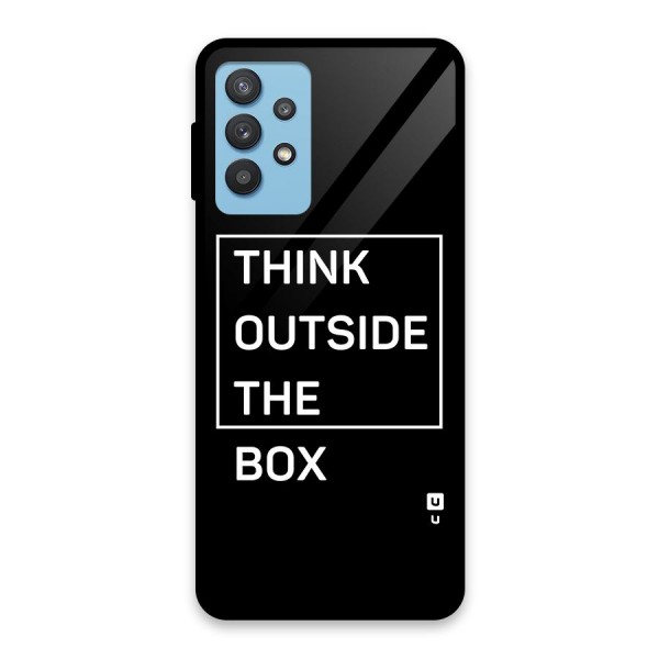 Always Think Outside Glass Back Case for Galaxy M32 5G