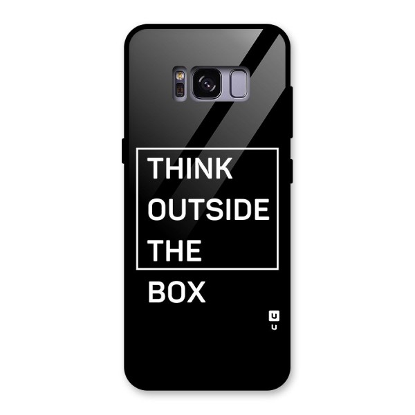 Always Think Outside Glass Back Case for Galaxy S8