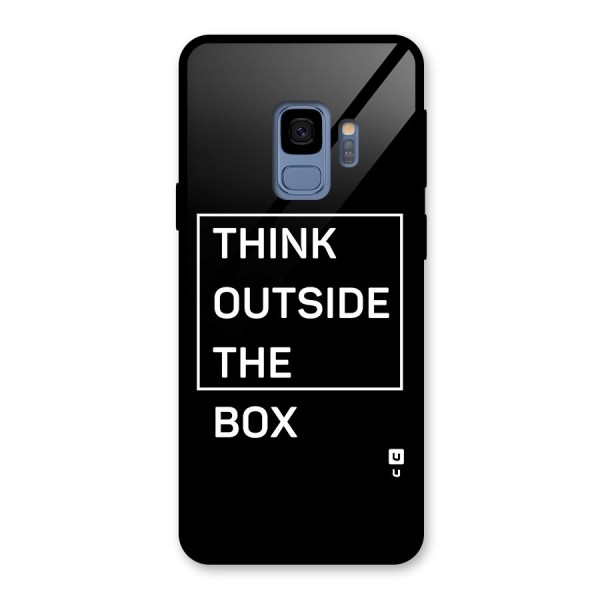 Always Think Outside Glass Back Case for Galaxy S9