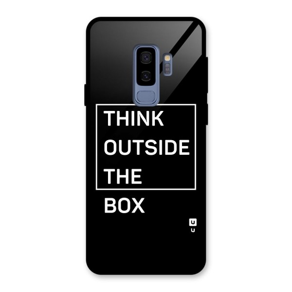 Always Think Outside Glass Back Case for Galaxy S9 Plus