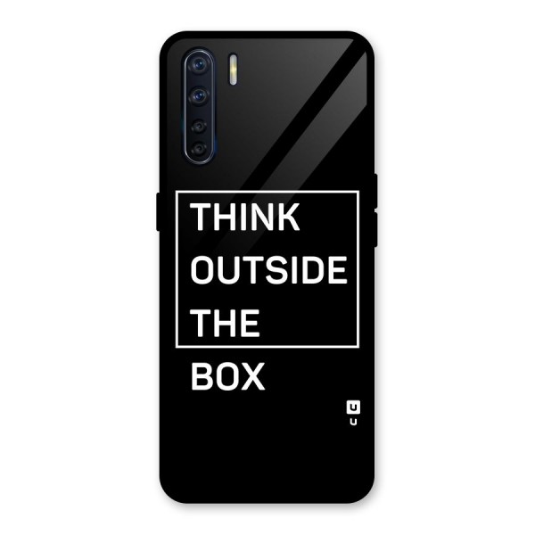 Always Think Outside Glass Back Case for Oppo F15