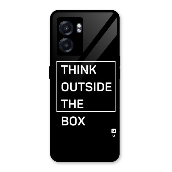 Always Think Outside Glass Back Case for Oppo K10 (5G)