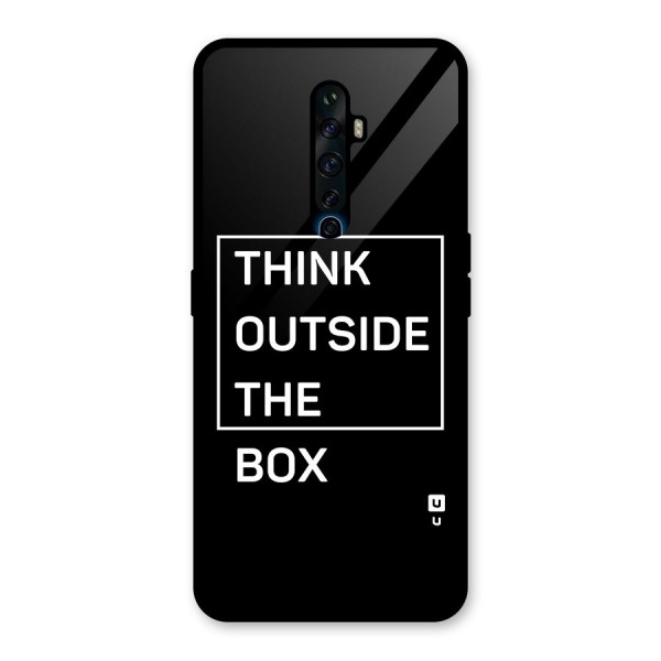 Always Think Outside Glass Back Case for Oppo Reno2 Z