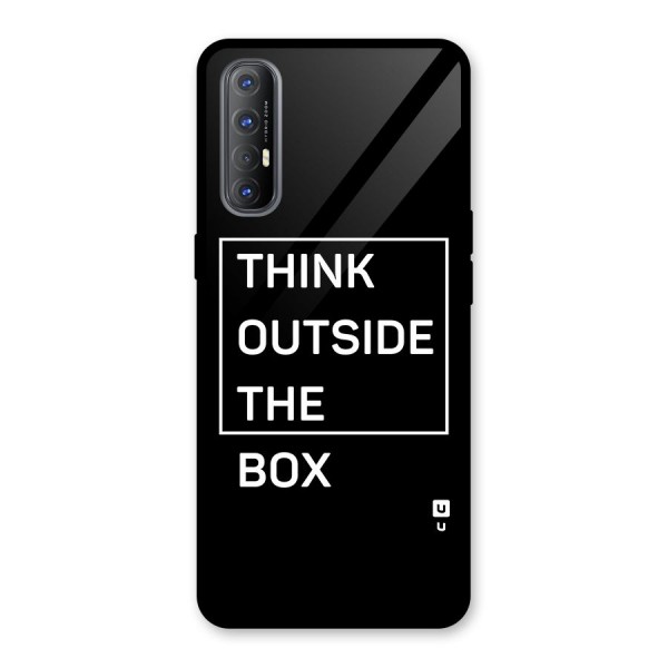 Always Think Outside Glass Back Case for Oppo Reno3 Pro