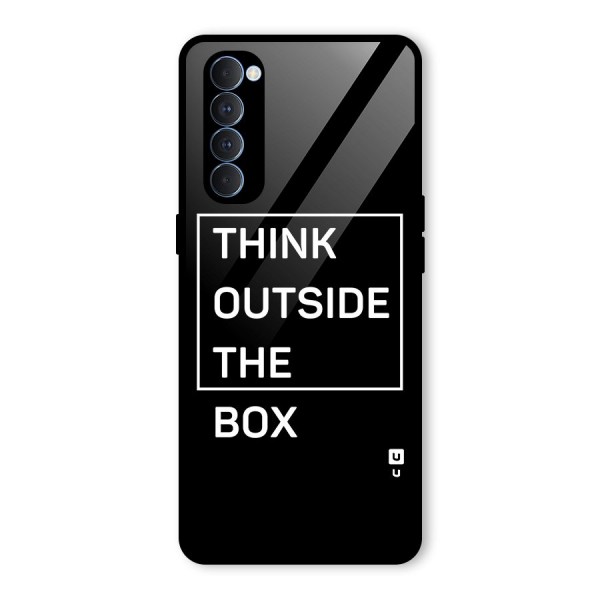 Always Think Outside Glass Back Case for Oppo Reno4 Pro