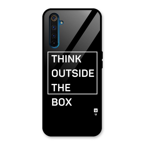 Always Think Outside Glass Back Case for Realme 6 Pro