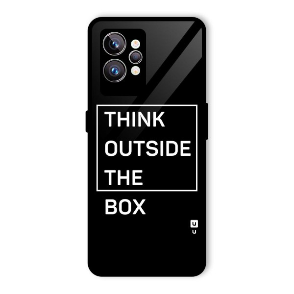 Always Think Outside Glass Back Case for Realme GT2 Pro