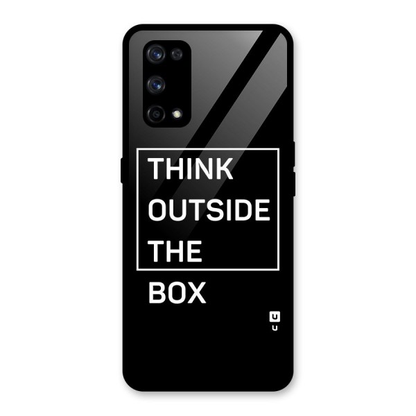 Always Think Outside Glass Back Case for Realme X7 Pro