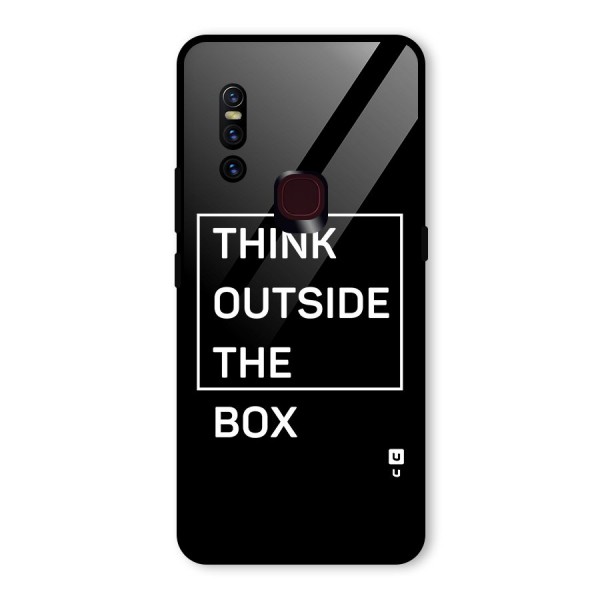 Always Think Outside Glass Back Case for Vivo V15