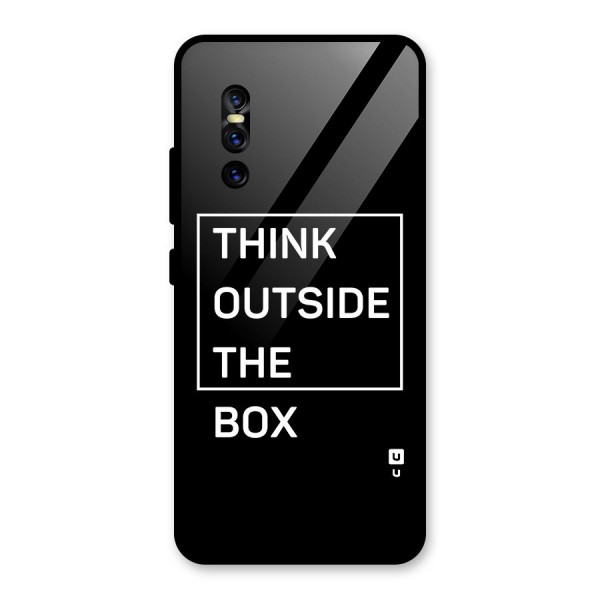 Always Think Outside Glass Back Case for Vivo V15 Pro