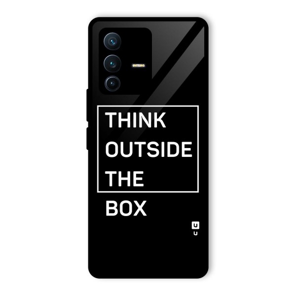 Always Think Outside Glass Back Case for Vivo V23 Pro