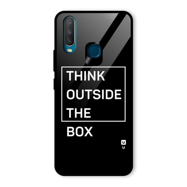 Always Think Outside Glass Back Case for Vivo Y15