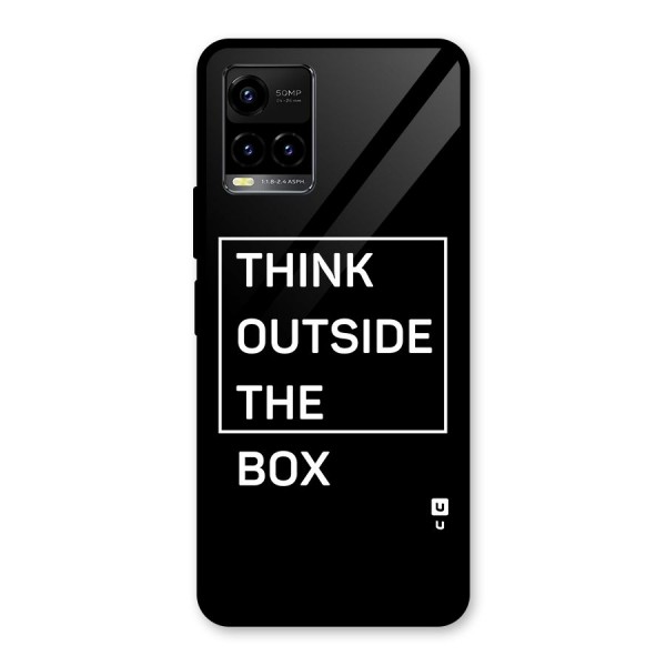 Always Think Outside Glass Back Case for Vivo Y21G