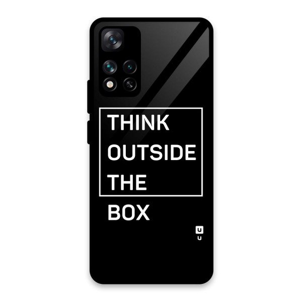 Always Think Outside Glass Back Case for Xiaomi 11i 5G