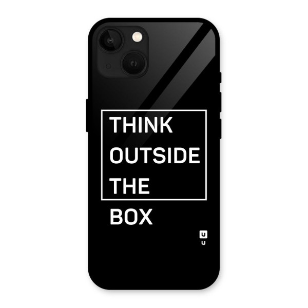 Always Think Outside Glass Back Case for iPhone 13