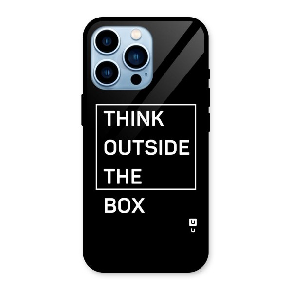 Always Think Outside Glass Back Case for iPhone 13 Pro