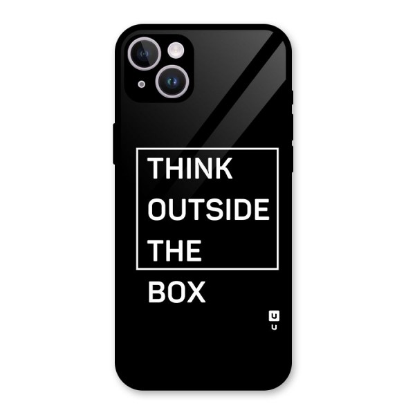 Always Think Outside Glass Back Case for iPhone 14 Plus