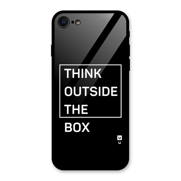 Always Think Outside Glass Back Case for iPhone 8