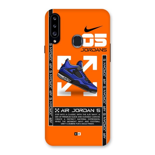 Amazing Air Shoes Back Case for Galaxy A20s