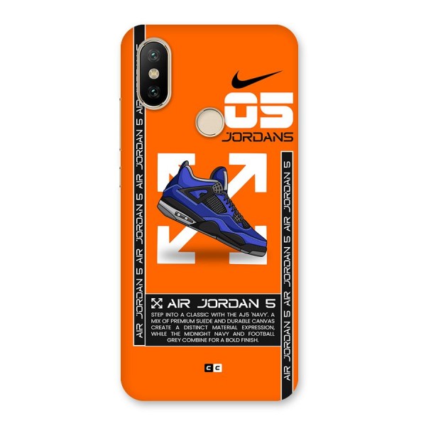 Amazing Air Shoes Back Case for Mi A2