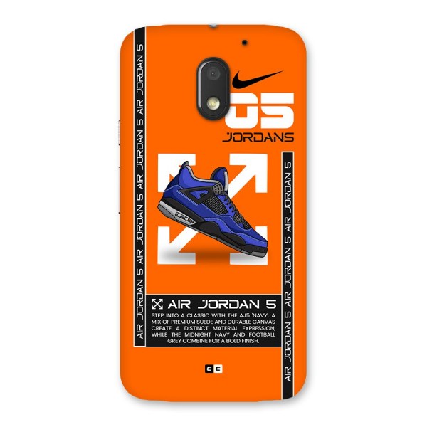 Amazing Air Shoes Back Case for Moto E3 Power