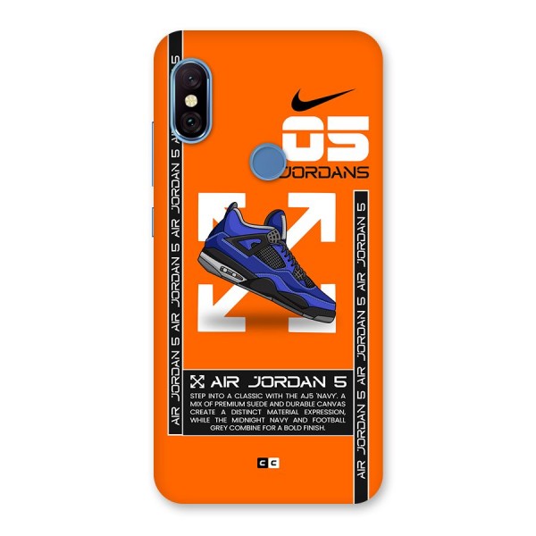 Amazing Air Shoes Back Case for Redmi Note 6 Pro