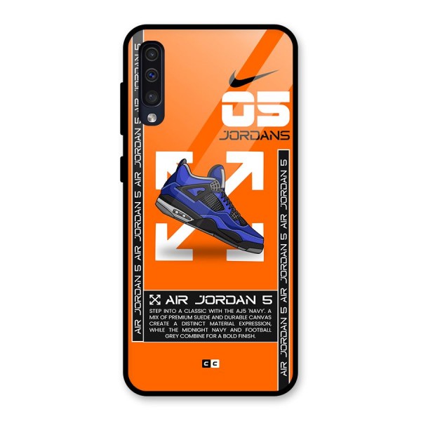 Amazing Air Shoes Glass Back Case for Galaxy A50