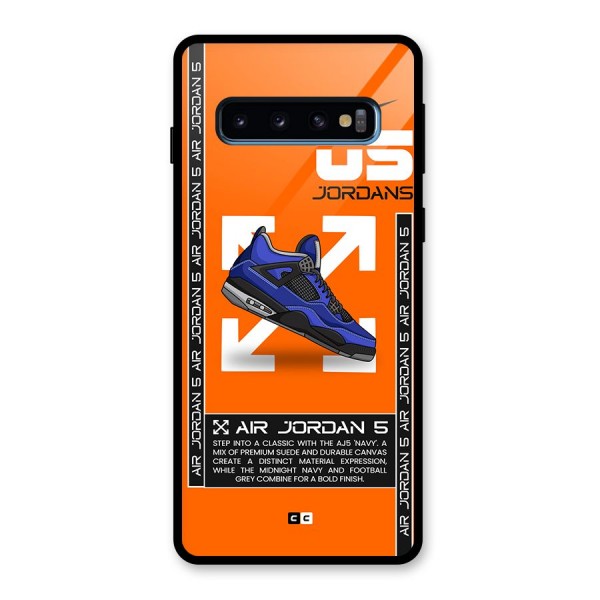 Amazing Air Shoes Glass Back Case for Galaxy S10