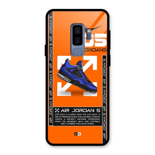 Amazing Air Shoes Glass Back Case for Galaxy S9 Plus