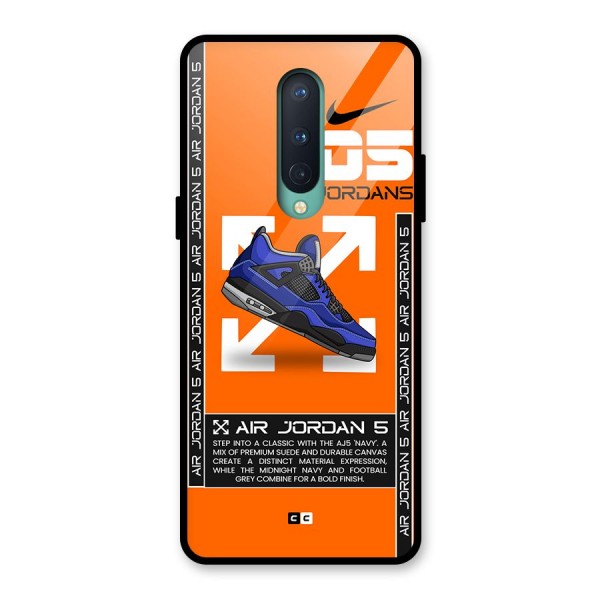 Amazing Air Shoes Glass Back Case for OnePlus 8