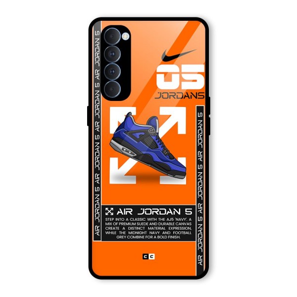 Amazing Air Shoes Glass Back Case for Oppo Reno4 Pro