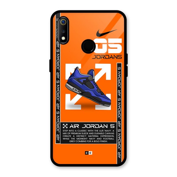 Amazing Air Shoes Glass Back Case for Realme 3