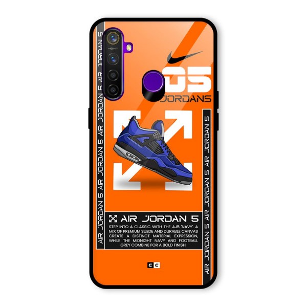 Amazing Air Shoes Glass Back Case for Realme 5 Pro