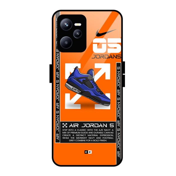 Amazing Air Shoes Glass Back Case for Realme C35