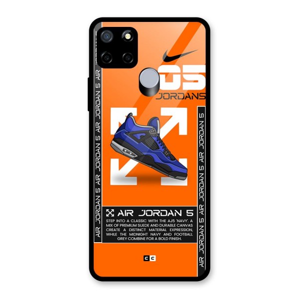 Amazing Air Shoes Glass Back Case for Realme Narzo 20