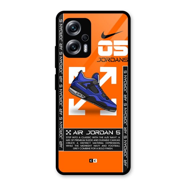 Amazing Air Shoes Glass Back Case for Redmi K50i