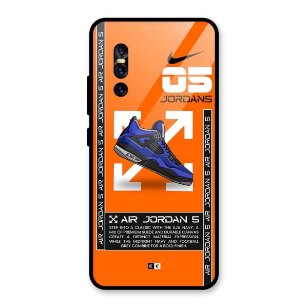 Amazing Air Shoes Glass Back Case for Vivo V15 Pro