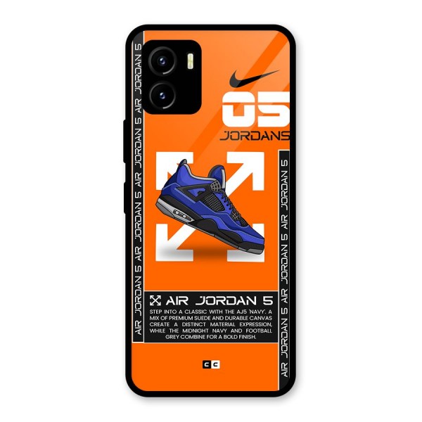 Amazing Air Shoes Glass Back Case for Vivo Y15s