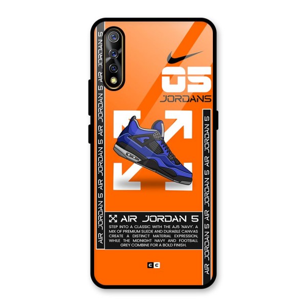 Amazing Air Shoes Glass Back Case for Vivo Z1x