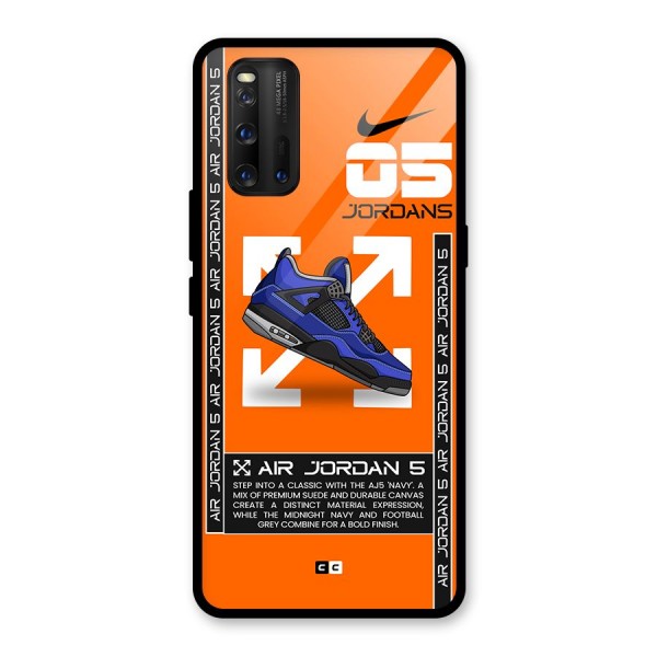 Amazing Air Shoes Glass Back Case for Vivo iQOO 3
