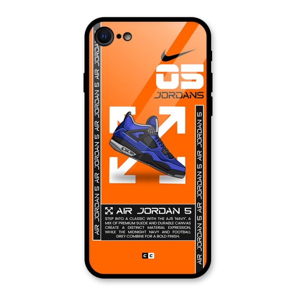 Amazing Air Shoes Glass Back Case for iPhone 8