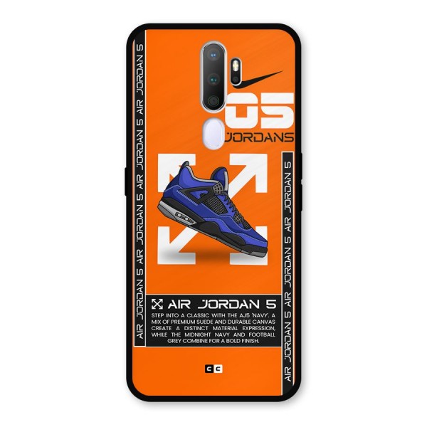 Amazing Air Shoes Metal Back Case for Oppo A9 (2020)