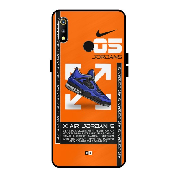 Amazing Air Shoes Metal Back Case for Realme 3