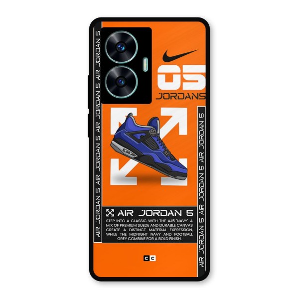 Amazing Air Shoes Metal Back Case for Realme C55