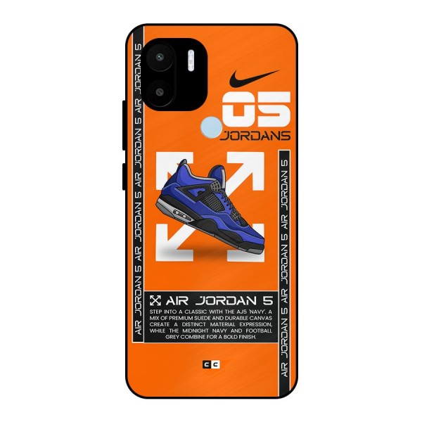 Amazing Air Shoes Metal Back Case for Redmi A1 Plus