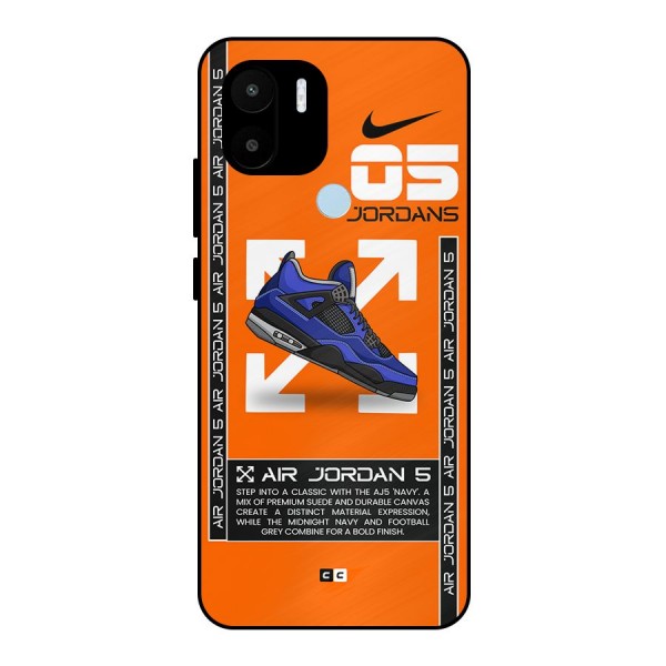 Amazing Air Shoes Metal Back Case for Redmi A2 Plus