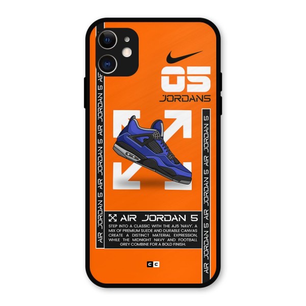 Amazing Air Shoes Metal Back Case for iPhone 11