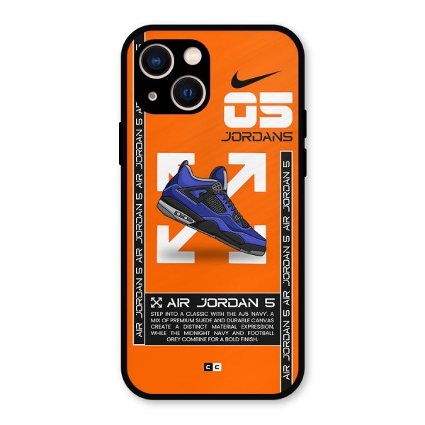 Amazing Air Shoes Metal Back Case for iPhone 13